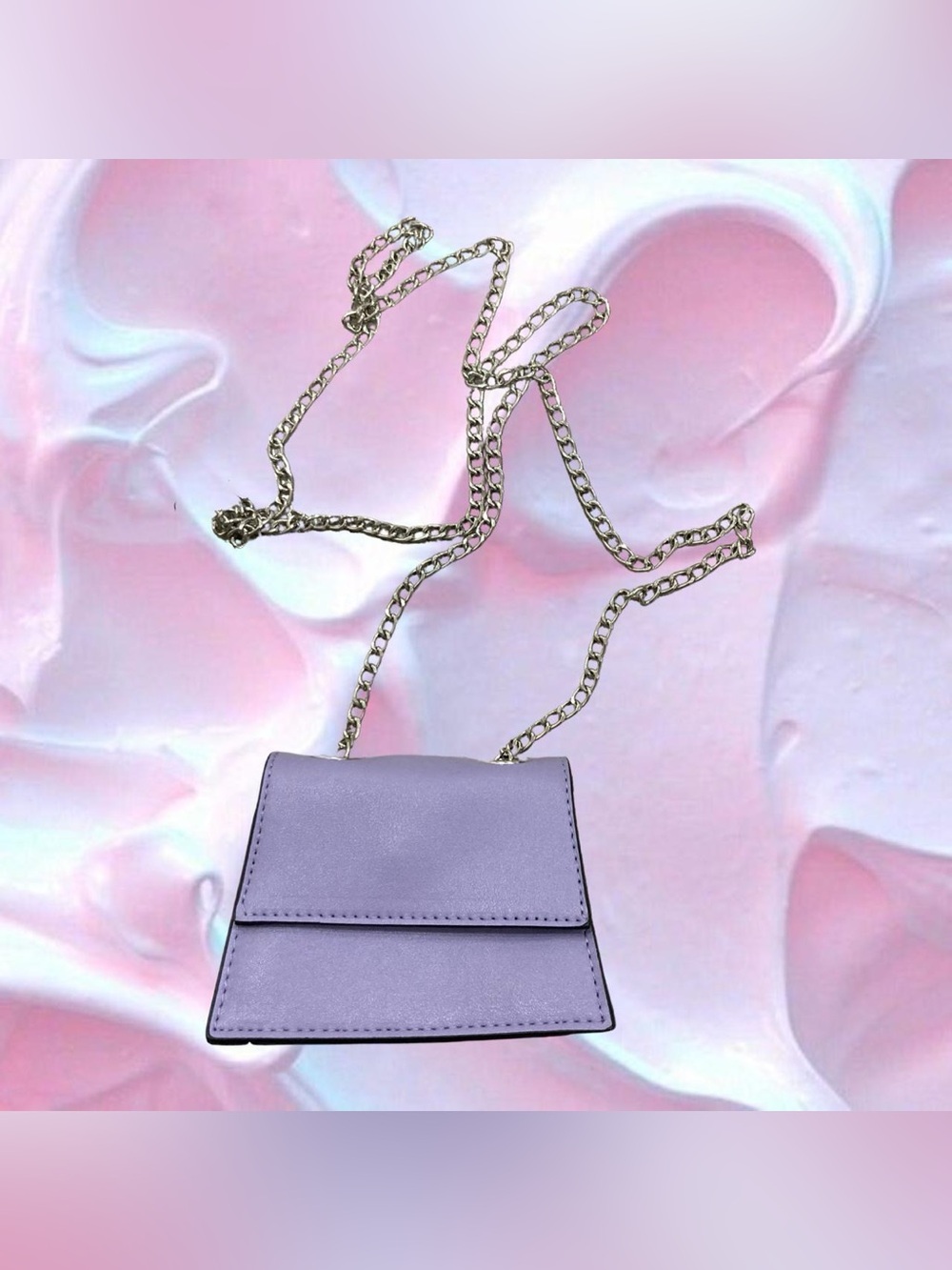 Garage Lavender Mini Chain Crossbody Bag